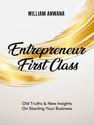 cover image of Entrepreneur First Class